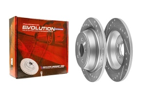 Задний тормозной диск Evolution с перфорацией и насечками, в покрытии GEOMET для Ford Edge, Galaxy, S-MAX