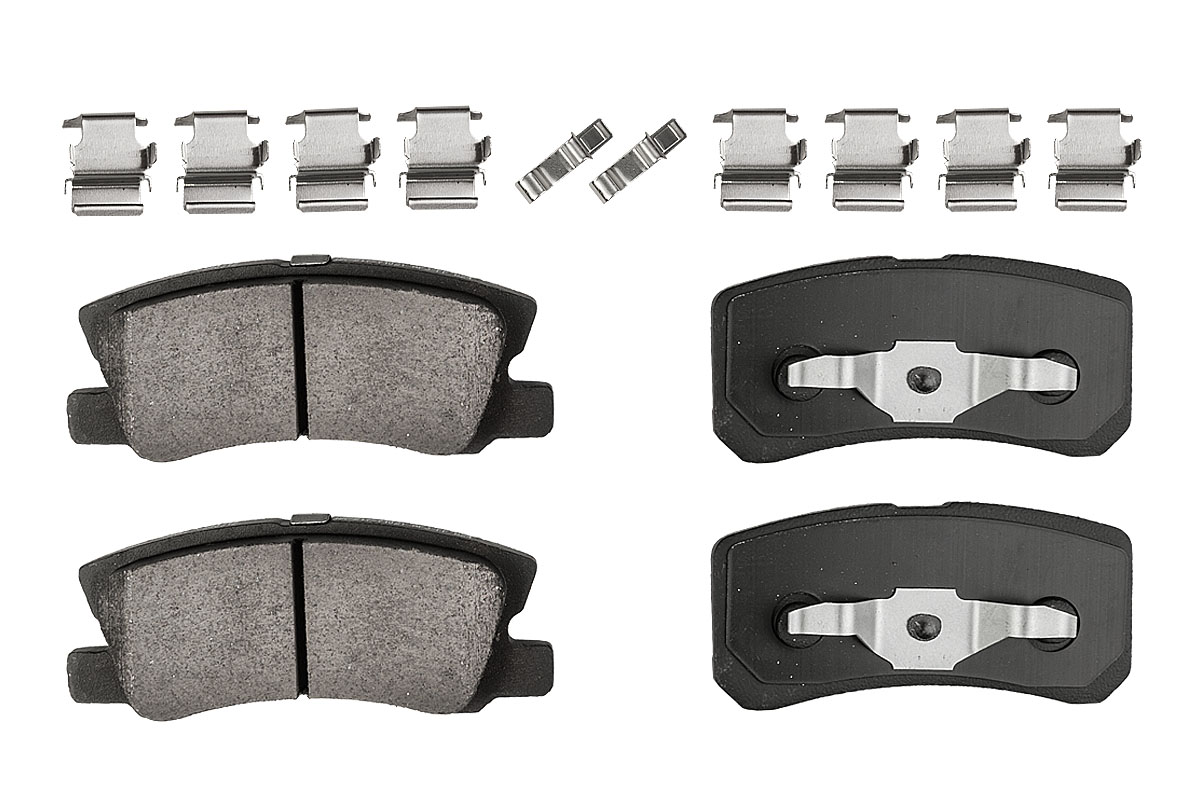 Задние керамические колодки Evolution PLUS Z17 для Citroen C3 Aircross, C4 Aircross, Jeep Compass, Mitsubishi ASX, Lancer, Outlander, Pajero, Pajero Sport, Peugeot 4007, 4008
