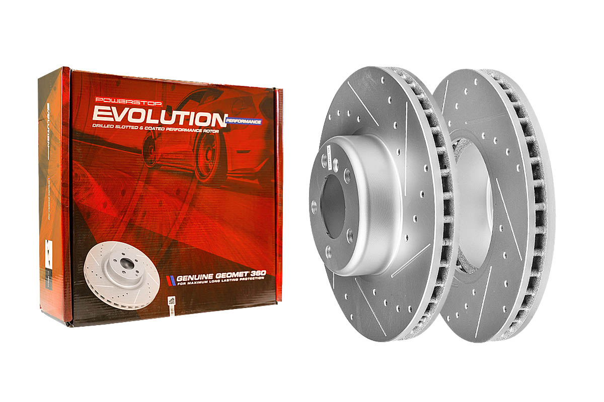 Передний тормозной диск Evolution с перфорацией и насечками, в покрытии GEOMET для BMW M135I F20