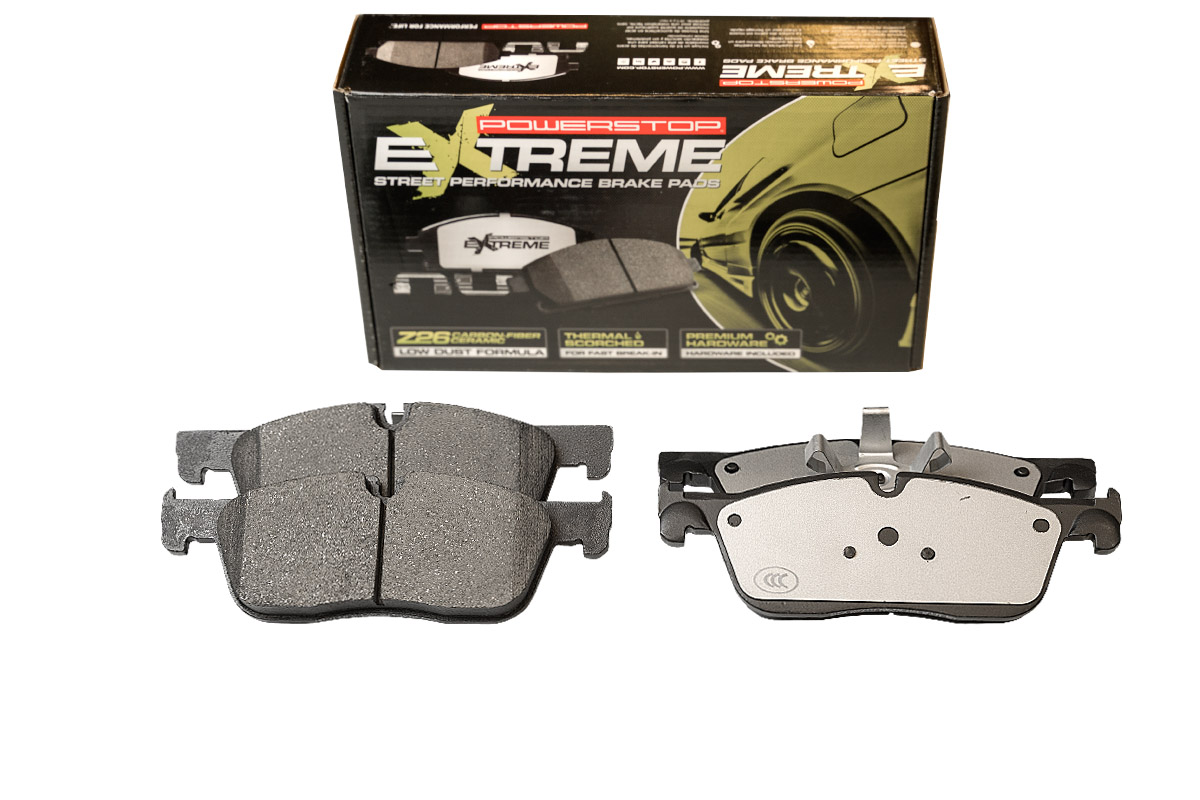 Передние керамические колодки Extreme Street Performance Z26 для Jaguar E-Pace, Land Rover Discovery Sport, Range Rover Evoque
