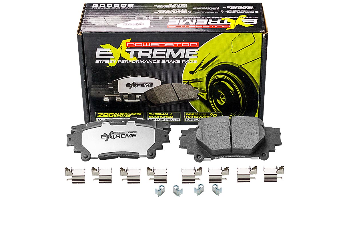 Задние керамические колодки Extreme Street Performance Z26 для Lexus RX III, Toyota Highlander III