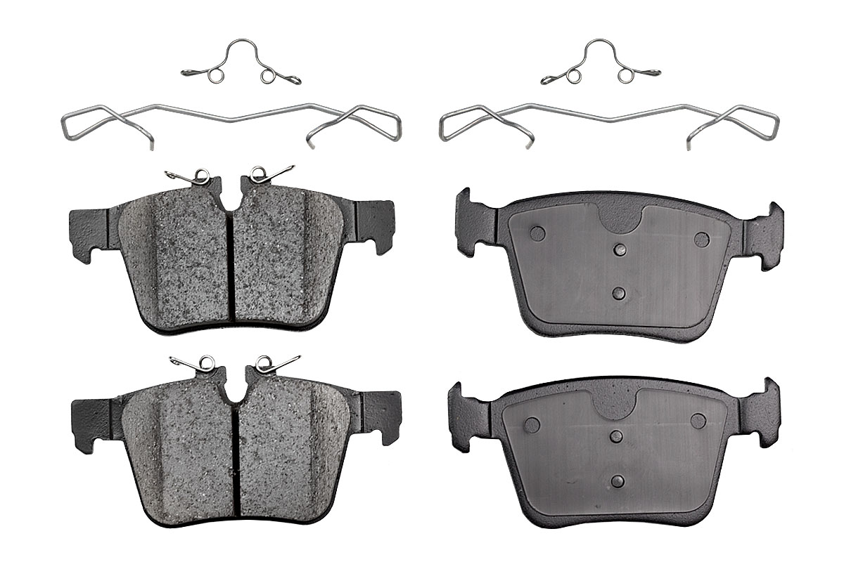 Задние керамические колодки Evolution PLUS Z17 для Jaguar E-Pace, F-Pace, XE, XF, Land Rover Discovery Sport, Range Rover Evoque, Velar, Volvo S60, S90, V60, V90, XC60, XC90