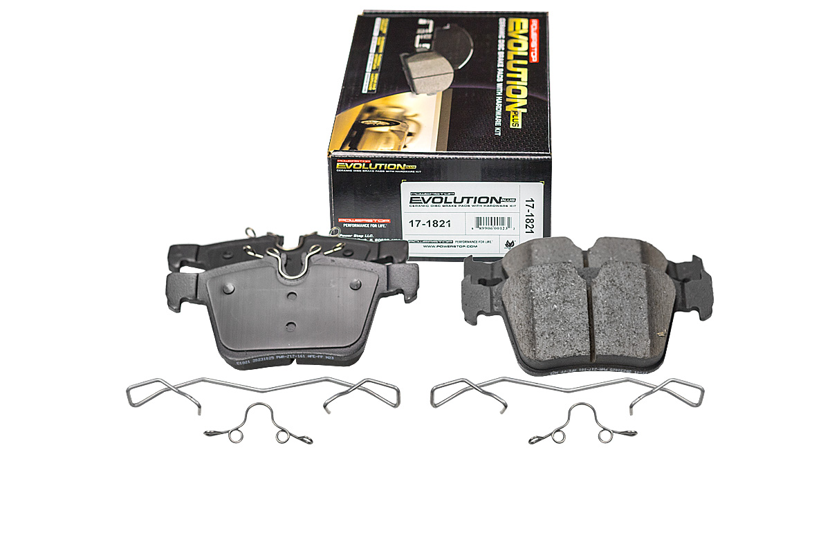 Задние керамические колодки Evolution PLUS Z17 для Jaguar E-Pace, F-Pace, XE, XF, Land Rover Discovery Sport, Range Rover Evoque, Velar, Volvo S60, S90, V60, V90, XC60, XC90