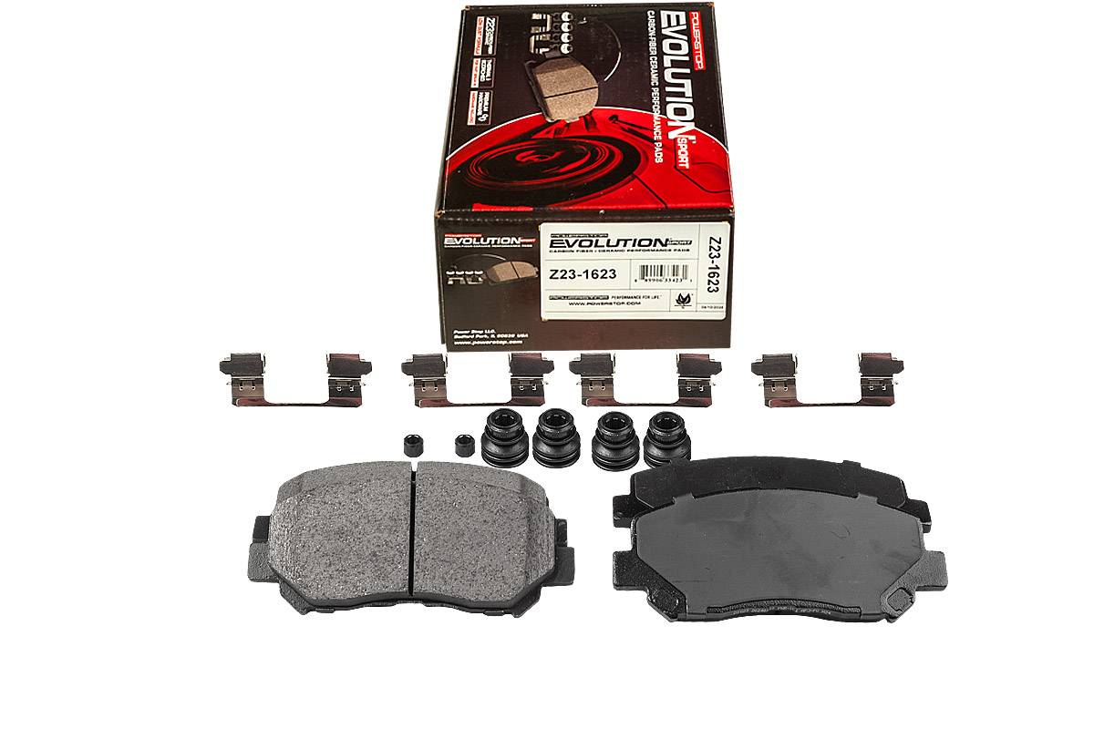 Передние керамические колодки Evolution Sport Z23 для Jeep Cherokee, Mazda CX-5