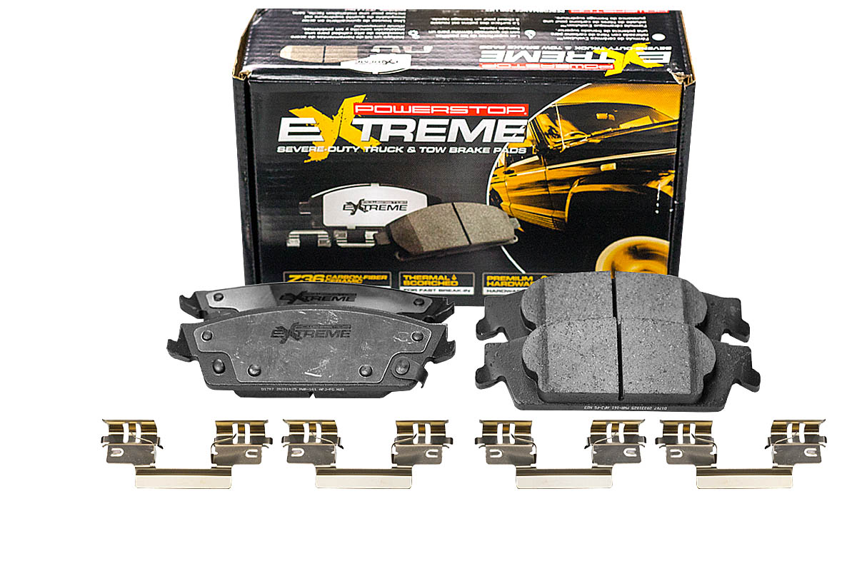 Задние керамические колодки Extreme Truck & Tow Z36 для Chevrolet Tahoe IV, Cadillac Escalade IV