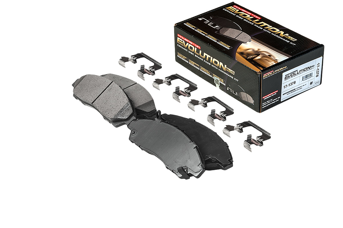Передние керамические колодки Evolution PLUS Z17 для Acura MDX, RLX, ZDX, Cadillac XT5, XT6, Chevrolet Blazer, Traverse, Honda Legend, Pilot