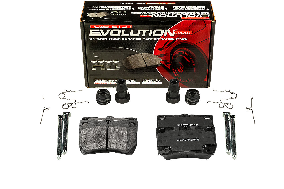 Задние керамические колодки Evolution Sport Z23 для Toyota CROWN MAJESTA GRS182