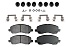 Передние керамические колодки Evolution Sport Z23 для Dodge Caliber, Jeep Compass, Mitsubishi ASX, Lancer, Outlander
