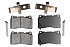 Передние керамические колодки Evolution Sport Z23 для Cadillac, Chevrolet, Ford, Mitsubishi, Opel, Subaru, Tesla