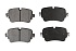 Задние керамические колодки Evolution PLUS Z17 для Audi A4 (B9), A5 (F5), A6 (C8), A7 (4K), A8 (D5), Q5 (FY), Q7 (4M), Q8, Volkswagen Touareg III