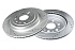 Задний тормозной диск Evolution с перфорацией и насечками в покрытии GEOMET для RAM 1500 DT