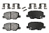 Задние керамические колодки Evolution PLUS Z17 для Changan CS35, CS35PLUS, Citroen C3 Aircross, C4 Aircross, Mazda 3, 6, Mitsubishi ASX, Outlander, Peugeot 4008