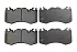 Передние керамические колодки Evolution PLUS Z17 для Land Rover Discovery V, Range Rover IV, Range Rover Sport II