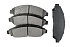 Передние керамические колодки Evolution PLUS Z17 для Acura MDX, RLX, ZDX, Cadillac XT5, XT6, Chevrolet Blazer, Traverse, Honda Legend, Pilot