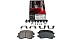 Передние керамические колодки Evolution Sport Z23 для Dodge Caliber, Jeep Compass, Mitsubishi ASX, Lancer, Outlander