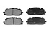 Передние керамические колодки Evolution PLUS Z17 для Audi A4 (B9), A5 (F5), A6 (C8), A7 (4K), A8 (D5), Q3 (F3), Q5 (FY), Q7 (4M), Q8, Volkswagen Touareg III