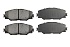 Передние керамические колодки Evolution PLUS Z17 для Toyota Auris II, RAV4 III (XA30), IV (XA40)