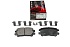 Задние керамические колодки Evolution Sport Z23 для Toyota Highlander 2007+