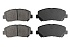 Передние керамические колодки Evolution Sport Z23 для Jeep Cherokee, Mazda CX-5