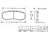 Задние керамические колодки Evolution PLUS Z17 для Lexus GX II, Toyota Fortuner II, Land Cruiser 200, Land Cruiser Prado 150, Mitsubishi Pajero IV, Pajero Sport II