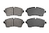Передние керамические колодки Evolution Sport Z23 для Jaguar E-Pace, Land Rover Discovery Sport, Range Rover Evoque