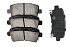 Задние керамические колодки Evolution PLUS Z17 для Cadillac XTS, Chevrolet Impala, Malibu, Opel Insignia