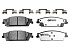 Задние керамические колодки Extreme Truck & Tow Z36 для Chevrolet Tahoe IV, Cadillac Escalade IV