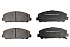 Передние керамические колодки Evolution PLUS Z17 для Infiniti QX56, QX80, Nissan Patrol, Titan