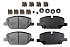 Передние керамические колодки Evolution Sport Z23 для Cadillac CT5, XT4, Chevrolet Camaro, Equinox, Opel Insignia
