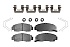 Передние керамические колодки Evolution Sport Z23 для Honda Accord, Civic, Odyssey