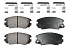 Передние керамические колодки Evolution PLUS Z17 для Chevrolet Equinox, Impala, Malibu, Opel Insignia
