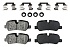 Задние керамические колодки Evolution Sport Z23 для Land Rover Discovery III, IV, Range Rover III, Range Rover Sport I