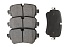 Задние керамические колодки Evolution PLUS Z17 для Audi A4 (B9), A5 (F5), A6 (C8), A7 (4K), A8 (D5), Q5 (FY), Q7 (4M), Q8, Volkswagen Touareg III