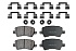 Задние керамические колодки Evolution Sport Z23 для Ford Galaxy II, S-MAX I, Land Rover Freelander II, Volvo S60 II, S80 II, V60 I, V70 III, XC70 II