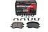 Передние керамические колодки Evolution Sport Z23 для Dodge Caliber, Jeep Compass, Mitsubishi ASX, Lancer, Outlander