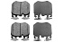 Передние керамические колодки Evolution Sport Z23 для BMW 2, 3, 4, 5, 6, 7, 8 серии, X3, X4, X5, X6, X7